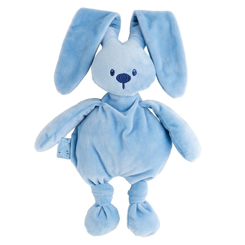  lapidou peluche lapin bleu jeans 36 cm 